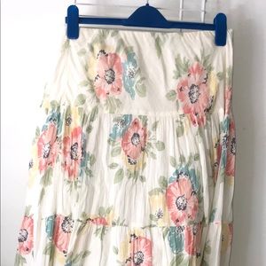 Chaps Brand New Floral Maxi Skirt